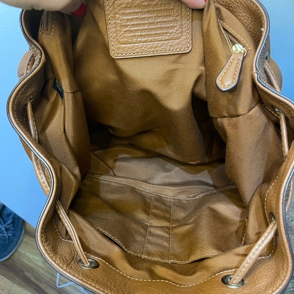Coach Leather Backpack main image 5